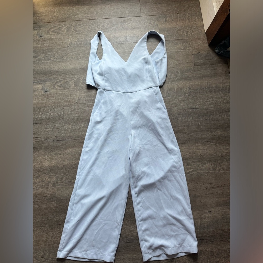 Light blue pantsuit, never worn. Purchased from tj maxx. Tags are still on it